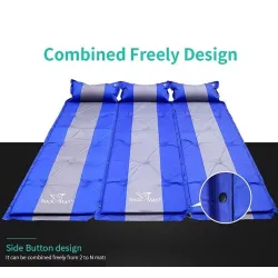 Eenpersoons campingmatras - zelfopblazend - slaapmat met kussen - waterdichtOutdoor & Kamperen