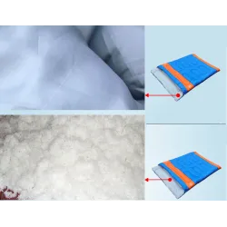 Sacco a pelo doppio - con cerniera - caldo - impermeabile