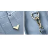 Elegante schoudertas - echt leer - steenpatroonHandtassen