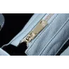 Elegante schoudertas - echt leer - steenpatroonHandtassen