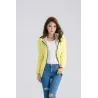 Spring / autumn hooded jacket - two sided - with zipper - cartoon print