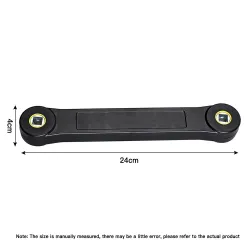 Universal extension wrench - with 2 adapters - 3/8"Wrenches