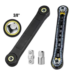 Llave inglesaLlave de extensión universal - con 2 adaptadores - 3/8"