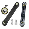 Llave inglesaLlave de extensión universal - con 2 adaptadores - 3/8"