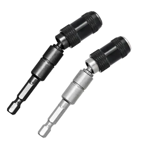 Wiertło magnetyczne - regulowane - obrotowy uchwyt końcówki - chwyt sześciokątny 1/4" - przedłużenie - adapterŚrubokręty