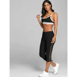 Trendige Leggings zum Schnüren - mittlere Wadenlänge