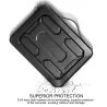 Protective hard shell - laptop sleeve - with handle - waterproof - 13" / 14" / 15.6" / 17"