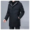 Luxe warme winterjas - lange parka - met capuchon - eendendonsJassen