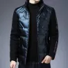 Fashionable short jacket - shiny down winter windbreaker