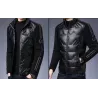 Modische Kurzjacke - glänzende Daunen-Winterwindjacke