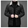 Modieus warm kort jack - donzen windjack - met afneembare bontkraagJassen