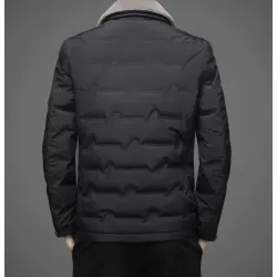 Modieus warm kort jack - donzen windjack - met afneembare bontkraagJassen
