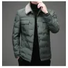 Modieus warm kort jack - donzen windjack - met afneembare bontkraagJassen