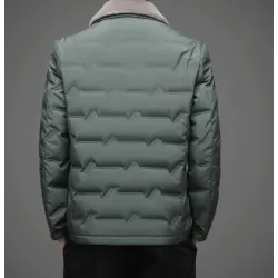 Modieus warm kort jack - donzen windjack - met afneembare bontkraagJassen