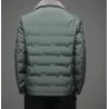 Modieus warm kort jack - donzen windjack - met afneembare bontkraagJassen