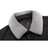 Modieus warm kort jack - donzen windjack - met afneembare bontkraagJassen