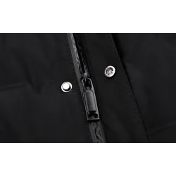Modieus warm kort jack - donzen windjack - met afneembare bontkraagJassen