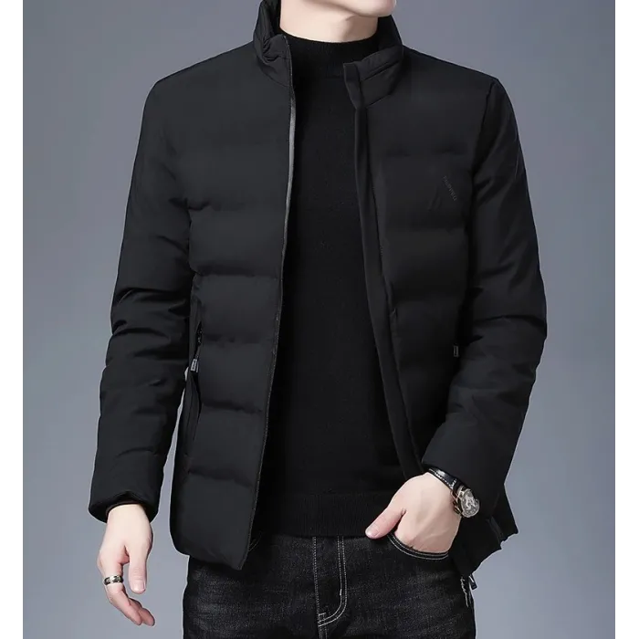 Warm winter jacket - quilted thick windbreakerJackets