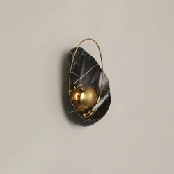 Modern resin wall lamp - LED - shell shapeWall lights
