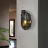 Moderne wandlamp van hars - LED - schelpvormWandlampen