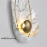 Modern resin wall lamp - LED - shell shape