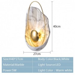 Modern resin wall lamp - LED - shell shape