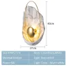 Modern resin wall lamp - LED - shell shape