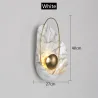 Modern resin wall lamp - LED - shell shape
