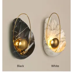 Modern resin wall lamp - LED - shell shape