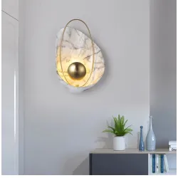 Modern resin wall lamp - LED - shell shape