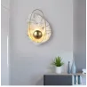 Moderne wandlamp van hars - LED - schelpvormWandlampen