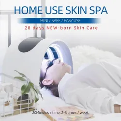 PDT LED face mask - light therapy - skin tightening / rejuvenation / dark spots remover - 7 colors