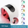 PDT LED face mask - light therapy - skin tightening / rejuvenation / dark spots remover - 7 colors