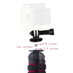 Mini tripé polvo - pernas de aranha flexíveis - para câmera / telefone / GoPro / Canon / Nikon / Sony / DSLR