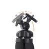Mini tripé polvo - pernas de aranha flexíveis - para câmera / telefone / GoPro / Canon / Nikon / Sony / DSLR