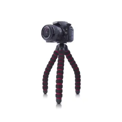 Mini kolmijalkainen mustekala - joustavat hämähäkin jalat - kameralle / puhelimelle / GoPro / Canon / Nikon / Sony / DSLR