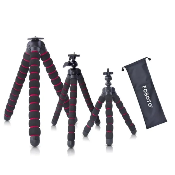 Mini stativ blekksprut - fleksible edderkoppben - for kamera / telefon / GoPro / Canon / Nikon / Sony / DSLR