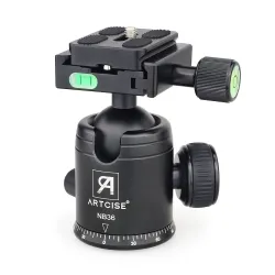 Professioneel hoog statief - monopod - standaard - snel klapslot - CNC 36 mm kogelkop - voor DSLR-camera - 201 cmStatieven en...