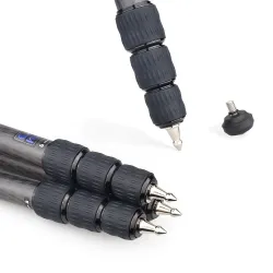 AS80C - Kohlefaserstativ - professioneller Kamerahalter / Adapter