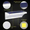 Iluminación solarLuz solar LED 24/48/60 - sensor de movimiento por radar - lámpara de pared de aluminio - resistente al agua