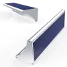 Iluminación solarLuz solar LED 24/48/60 - sensor de movimiento por radar - lámpara de pared de aluminio - resistente al agua