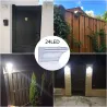 Iluminación solarLuz solar LED 24/48/60 - sensor de movimiento por radar - lámpara de pared de aluminio - resistente al agua