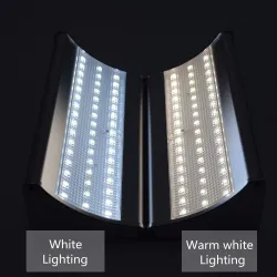 24 /48 /60 LED solsken - radarrörelsesensor - vägglampa i aluminium - vattentät