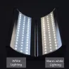 Iluminación solarLuz solar LED 24/48/60 - sensor de movimiento por radar - lámpara de pared de aluminio - resistente al agua