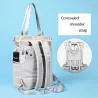 Borsa a mano alla moda - zaino per laptop - con porta di ricarica USB - impermeabile