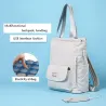 Sac à main élégant - sac à dos pour ordinateur portable - avec port de chargement USB - étanche