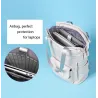 Stylish handbag - laptop backpack - with USB charging port - waterproof