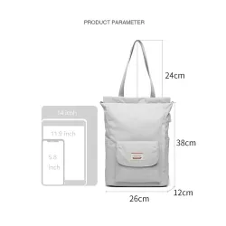 Sac à main élégant - sac à dos pour ordinateur portable - avec port de chargement USB - étanche