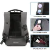 Fashionable multifunction backpack - with USB charging port - bag for 13" / 15" laptop