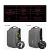 Fashionable multifunction backpack - with USB charging port - bag for 13" / 15" laptop